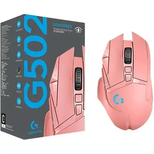 Миша бездротова на акумуляторі Logitech g502 Lightspeed (910-007215) рожева - фото 3