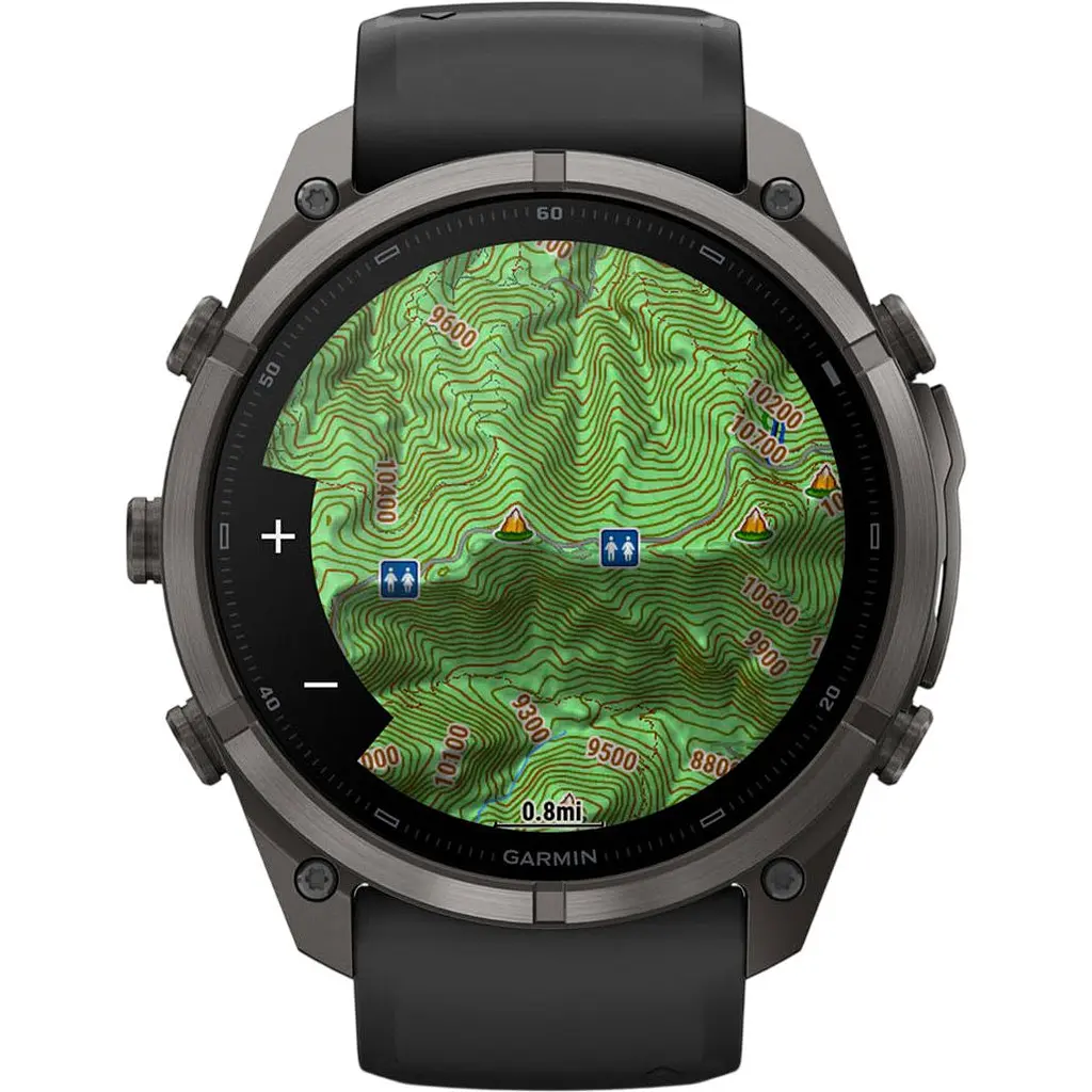 Смарт-годинник Garmin Fenix 9 Pro inReach 47mm Carbon Gray DLC Titanium w. Black/Pebble Gray Silicone Band (010-04336-10/11) [177387] - фото 11