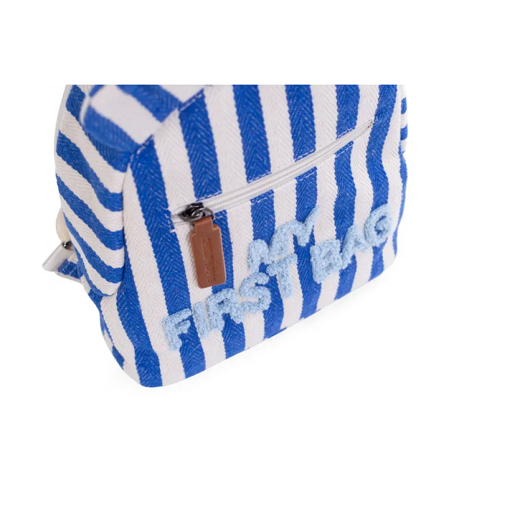 Рюкзак дитячий Childhome My first bag stripes electric blue (CWKIDBSTBL) - фото 5