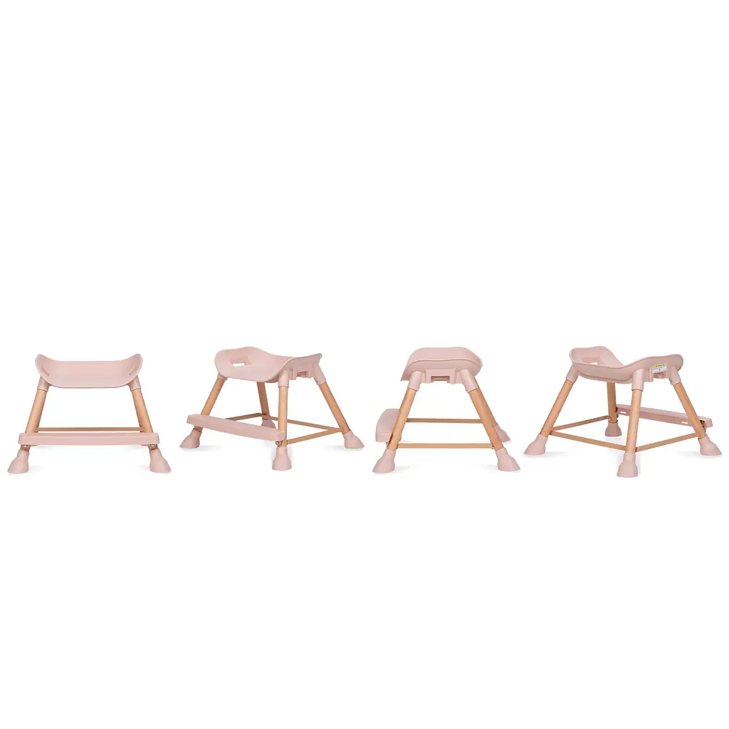 Стульчик для кормления Kidwell Eatan Wood 4 в 1 Pink (5901130090990) - фото 5