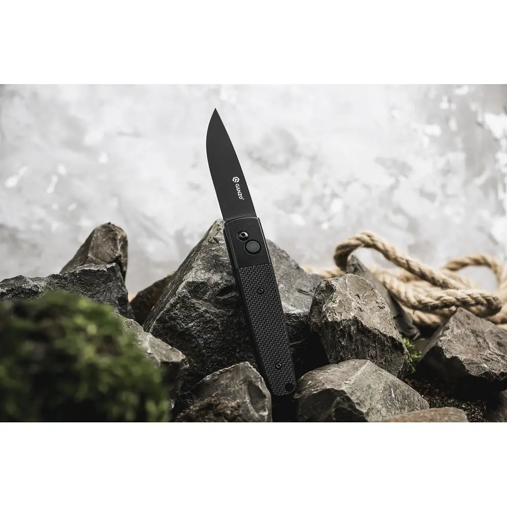 Ніж складаний Ganzo G721-B чорний клинок - фото 10