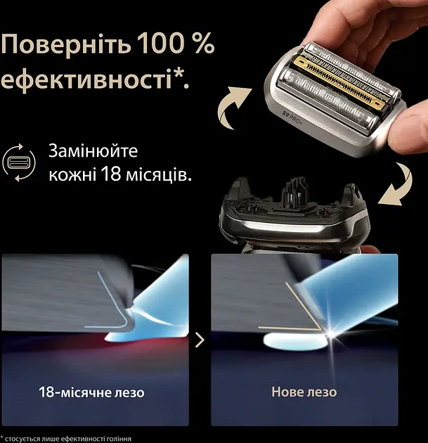 Сменная головка для электробритвы Braun Series 9, 96M (8700216555562) - фото 6