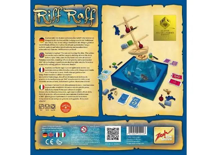 Настольная игра Zoch Риф Раф (Riff Raff) (англ.) (601105012) - фото 3