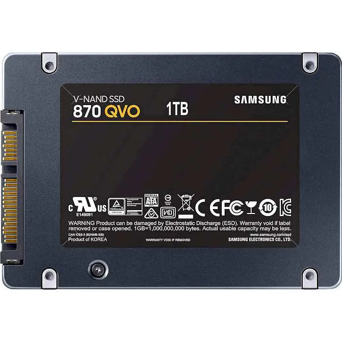 Накопичувач SSD Samsung Sata 2.5" 1Tb 870 QVO (MZ-77Q1T0BW) Б/в - фото 3