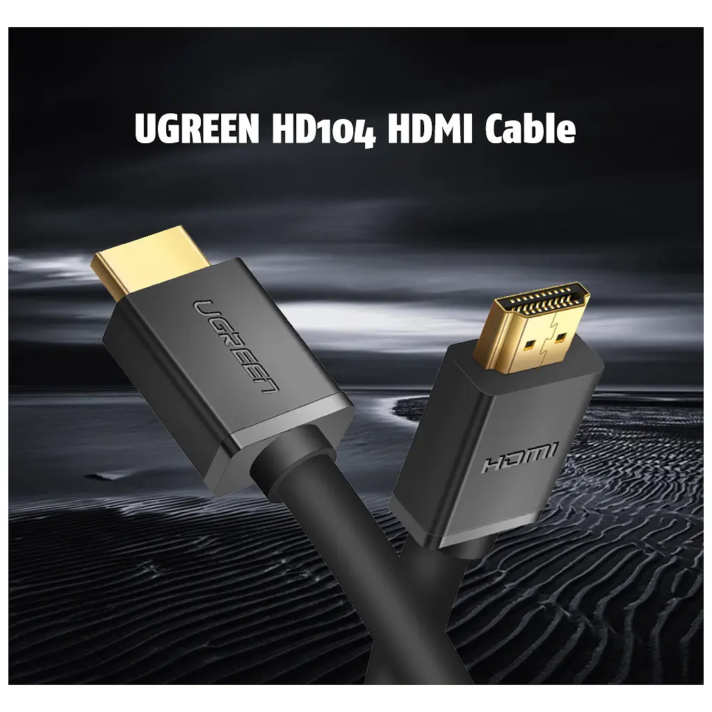 Кабель мультимедійний HDMI M to HDMI M 1.5m HD104 black Ugreen (60820) - фото 2