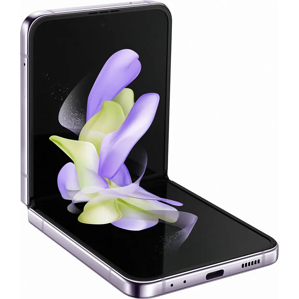 Смартфон Samsung Galaxy Flip 4 8/256Gb Bora Purple (SM-F721BLVH) [5G, NFC, 2 SIM/1 SIM + 1 eSIM] - фото 2