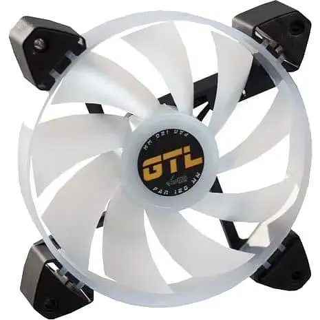 Вентилятор GTL 120 мм Multicolor B3, White/Black (GTL-120LMCB3P ARGB) - фото 2