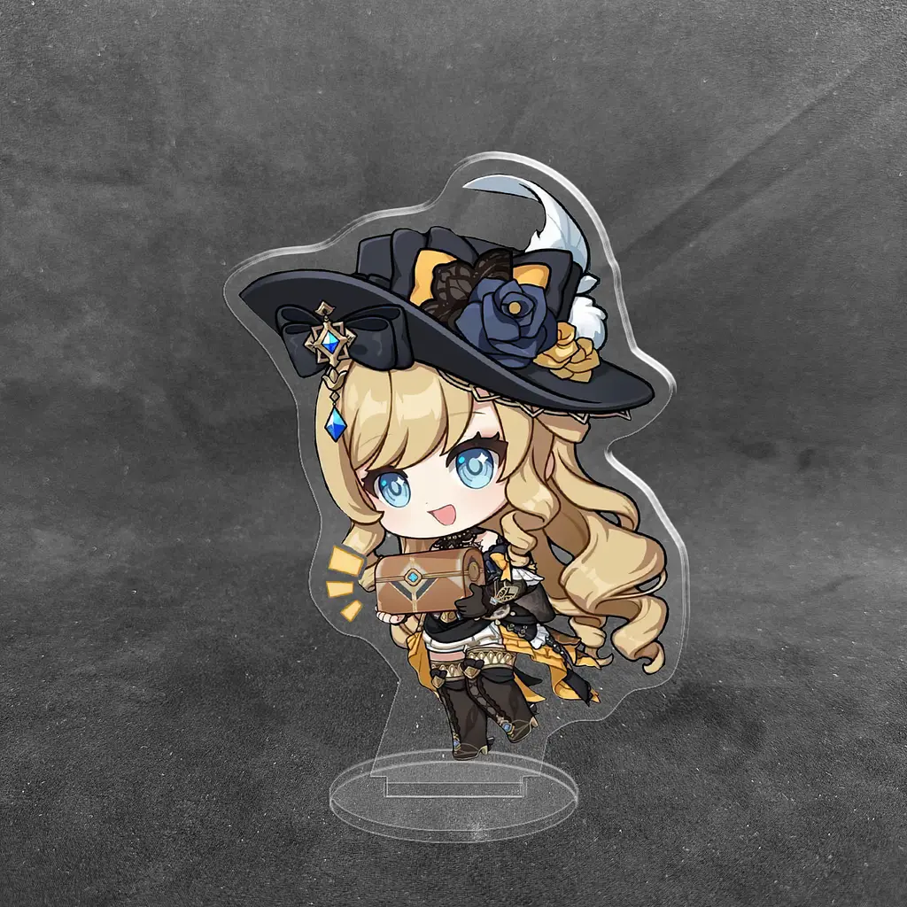 Акрилова колекційна фігурка Геншин Імпакт - Genshin Impact Chibi (Навія, Navia) 10 см