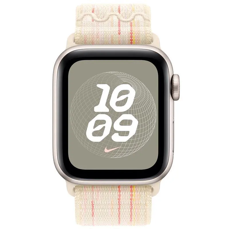 Ремінець Nylon Sport Loop для Apple Watch 38/40/41/42mm(ser.10) Starlight / Pink - фото 3