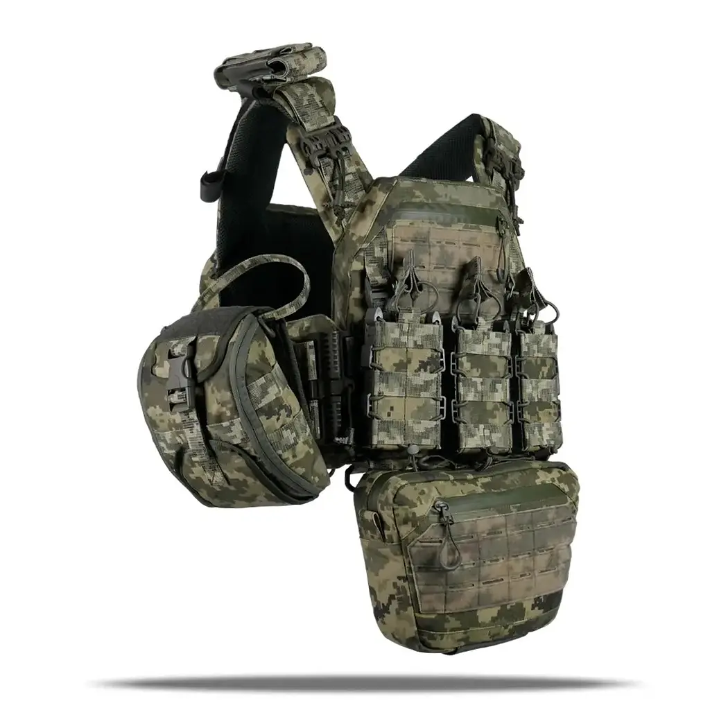 Плитоноска Kiborg GU gen.2 + 8 підсумків Pixel (1000-k45008) - фото 3