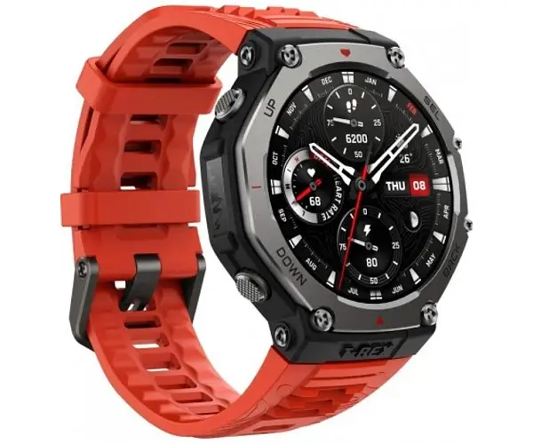 Розумний годинник Amazfit T-Rex 3 W2323GL3N Lava захищений - фото 2
