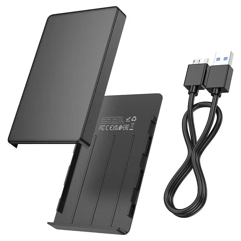 Зовнішня кишеня Hoco HB46 USB3.0 2.5-inch SATA hard drive enclosure Black - фото 4