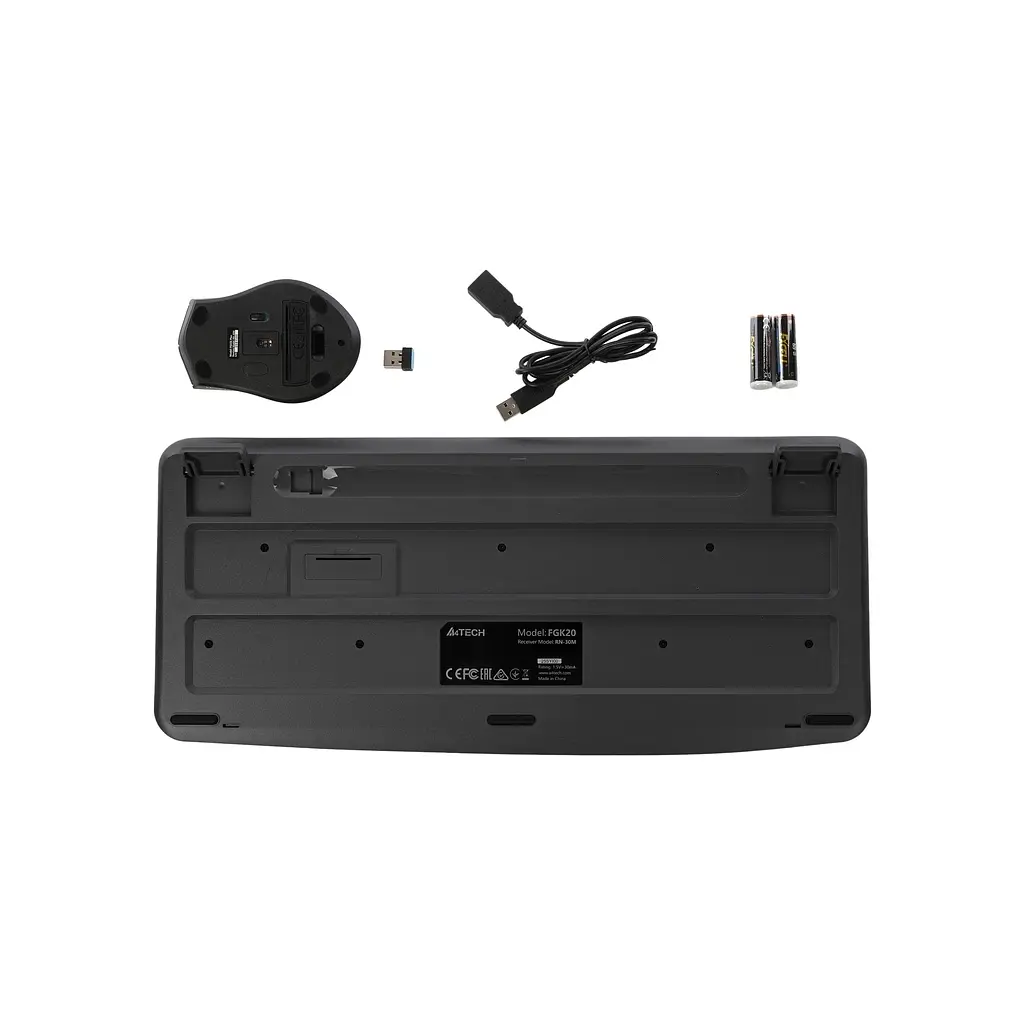 Комплект A4Tech FG2500S Plus Wireless UA Grey (4711421003247) - фото 7
