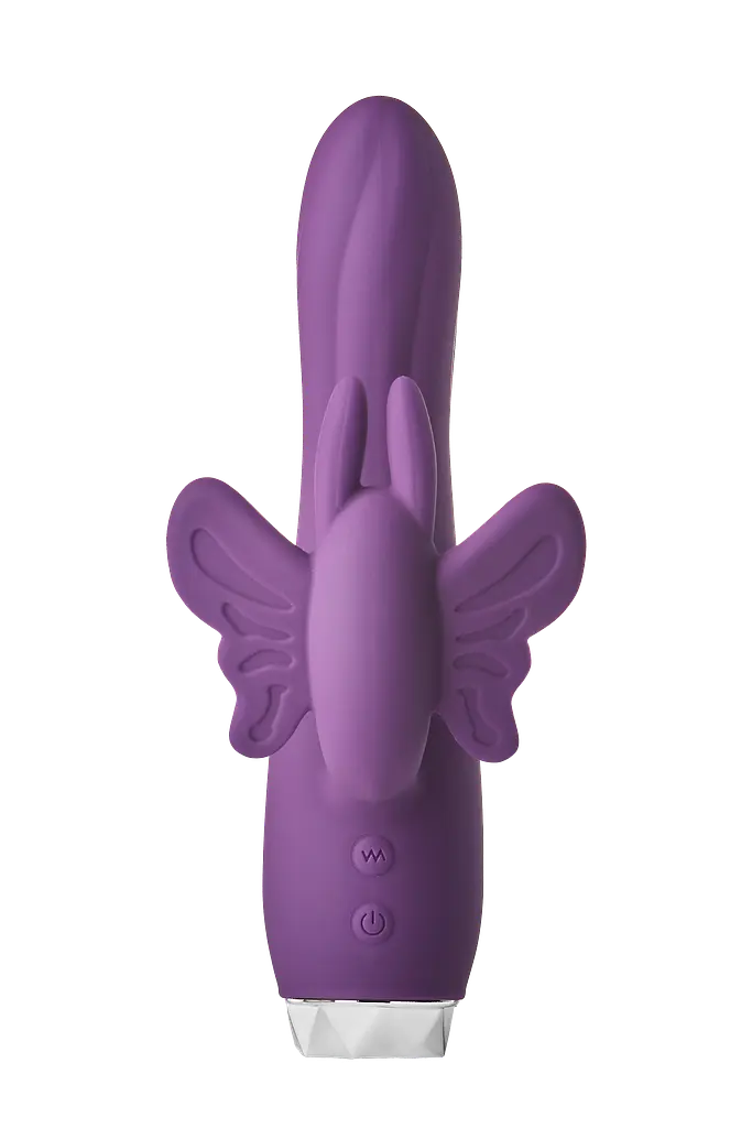 Вібратор-кролик Dream Toys Flirts Butterfly, 17 см фіолетовий - фото 2