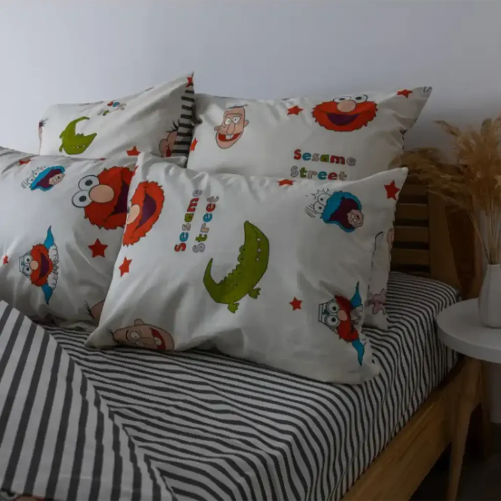 Постільна білизна ТЕП Soft Dreams Sesame Faces 70x70 полуторна білий - фото 4