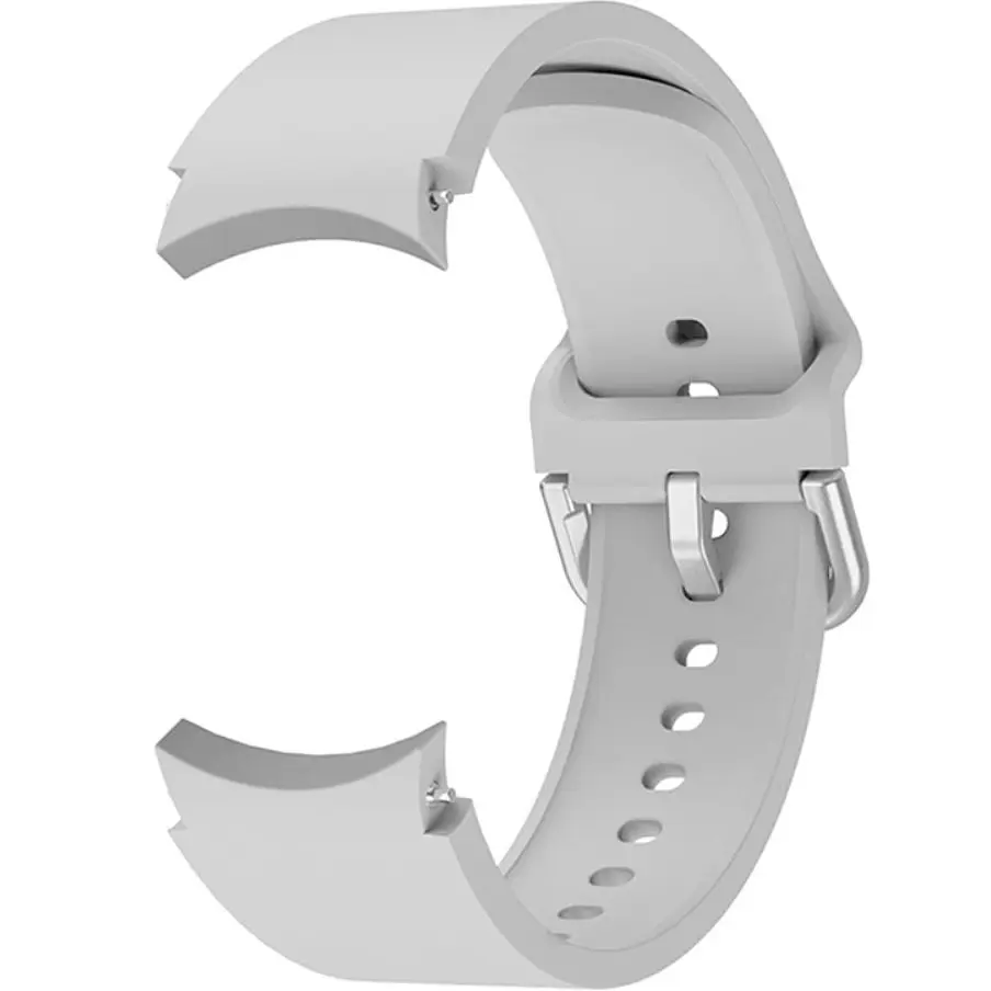 Ремінець силіконовий BeWatch Samsung Galaxy Watch 4/5/Pro SoftTouch Сірий (0139310) - фото 3