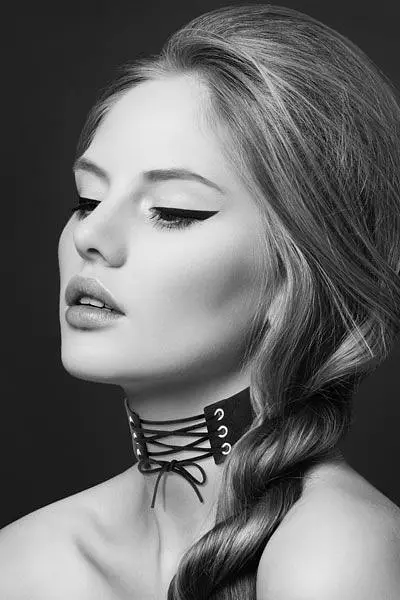 Чокер зі шнурівкою з екошкіри Bijoux Pour Toi Lacet