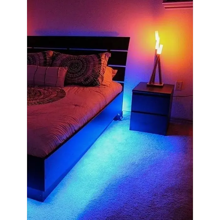 Світлодіодна USB, Bluetooth LED стрічка RGB 5050 вологостійка з пультом 5 метрів LotusLantern - фото 5