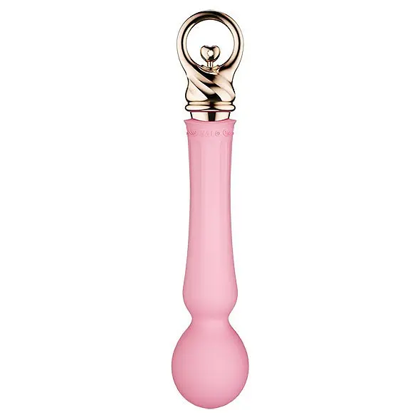 Вібромасажер Zalo Confidence Pre-Heating Wand Massager 22.5 см рожевий - фото 5