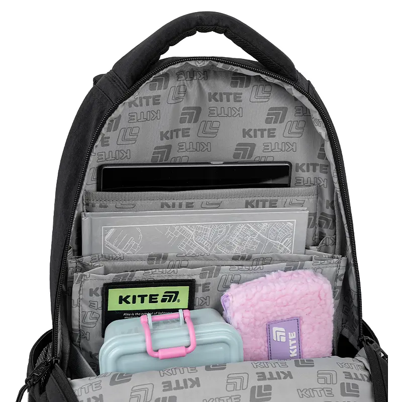 Рюкзак для старшої школи Kite Education teens 2587M Drama Queen Чорний (K26-2587M-2) - фото 16