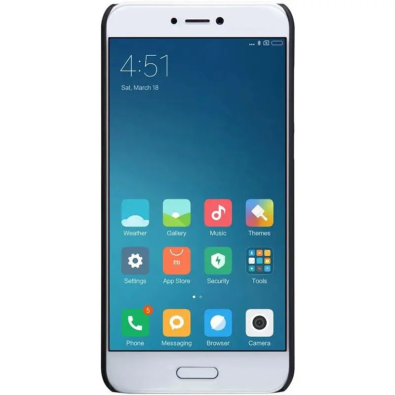 Чехол-накладка Nillkin Super Frosted Shield Xiaomi Mi5c Black - фото 3