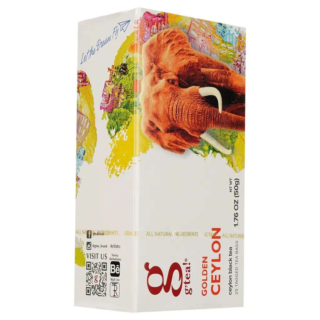 Чай черный Gr@ce! Golden Ceylon 50 г (25 шт. х 2 г) (497474) - фото 2