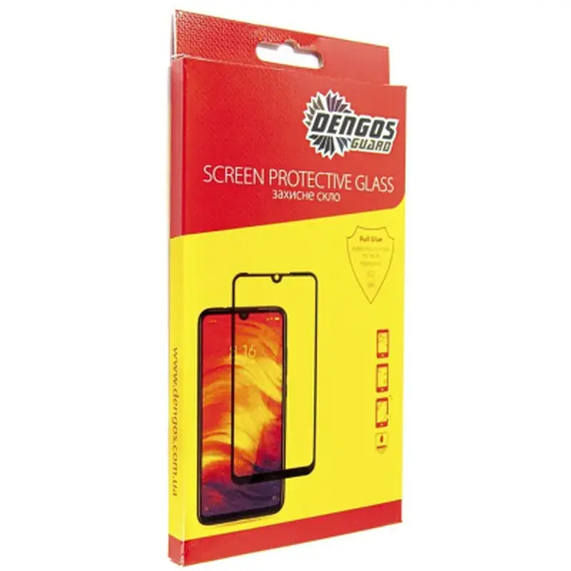 Стекло защитное Dengos Full Glue Xiaomi Redmi Note 12s (black) (TGFG-277)