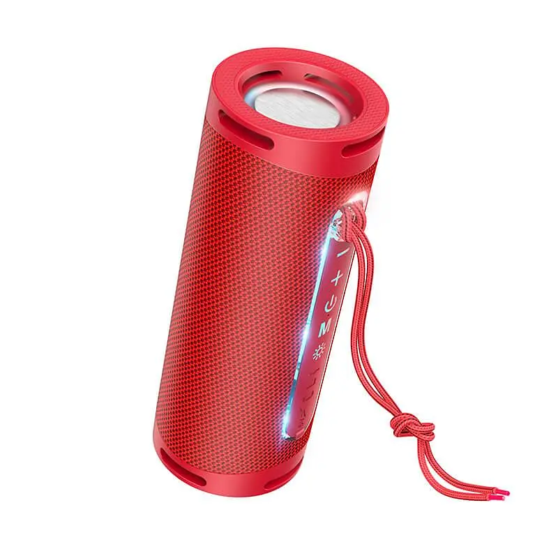 Портативна акустика Hoco Dazzling pulse sports BT speaker HC9 5W бездротова червона - фото 2