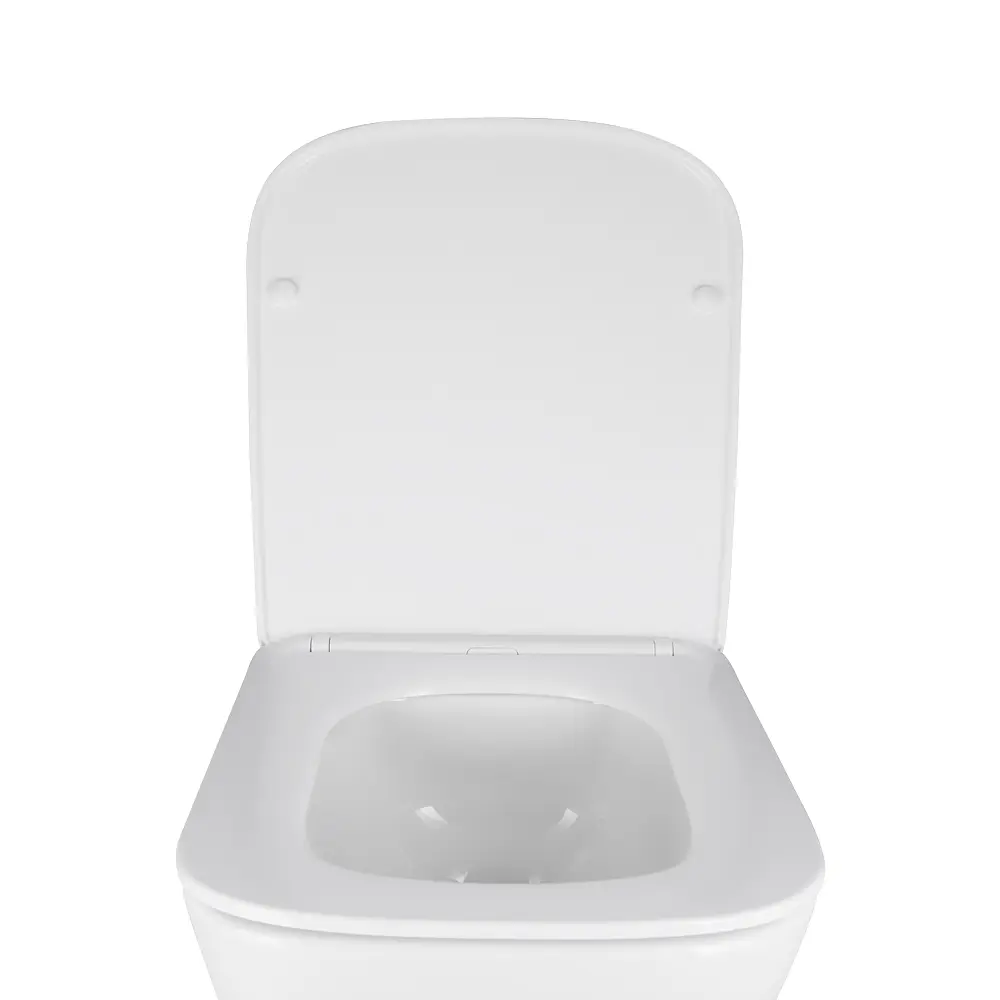 Унитаз подвесной Qtap Crow безободковый с сиденьем Soft-close QT05335171W, Белый - фото 7