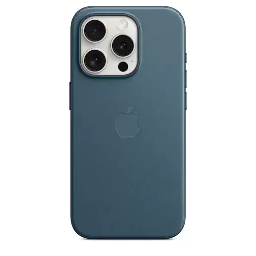 Чехол CasePro FineWoven Case with MagSafe Pacific Blue для iPhone 15 Pro - фото 3