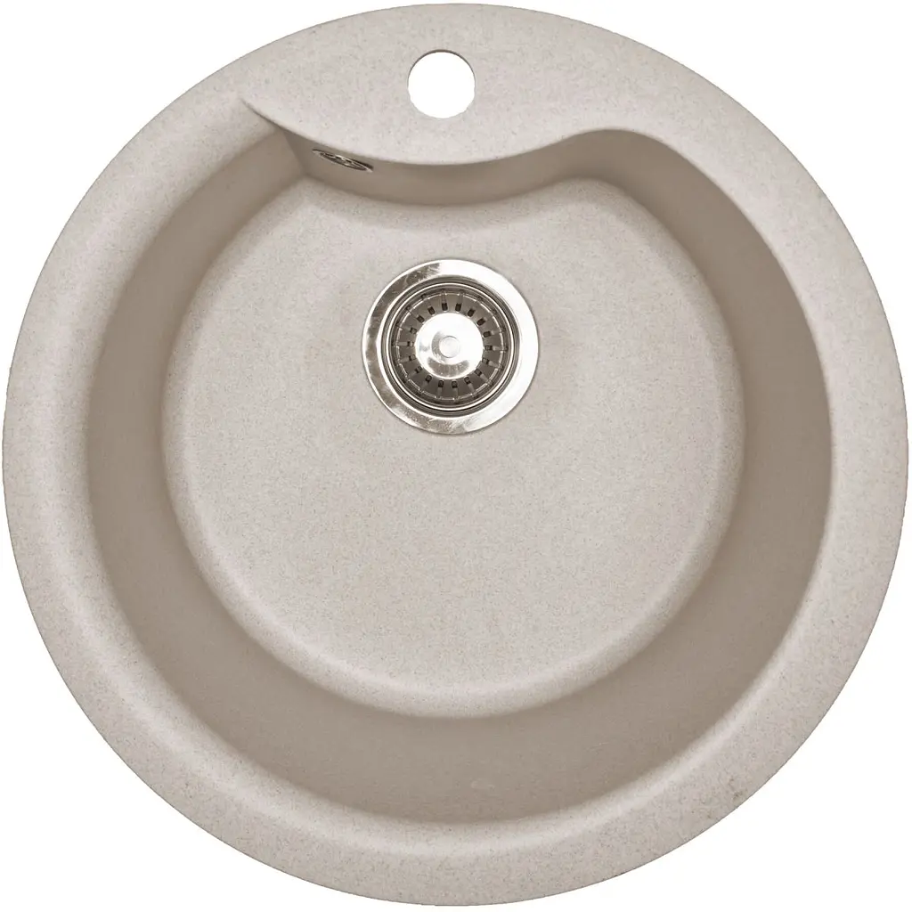 Кухонна мийка Adamant WAVE avena d 485x210 мм, без крила d 48