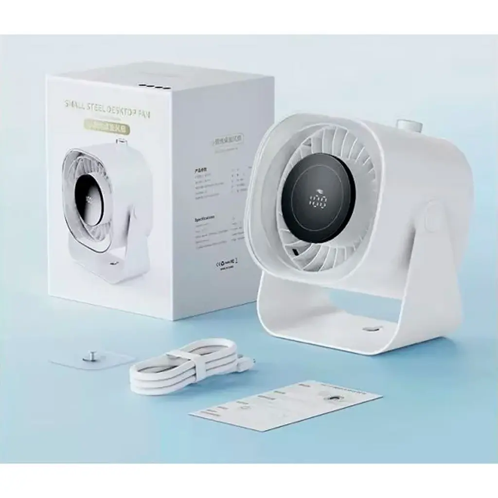 Портативний вентилятор DK WT-F87 White [136034] - фото 3