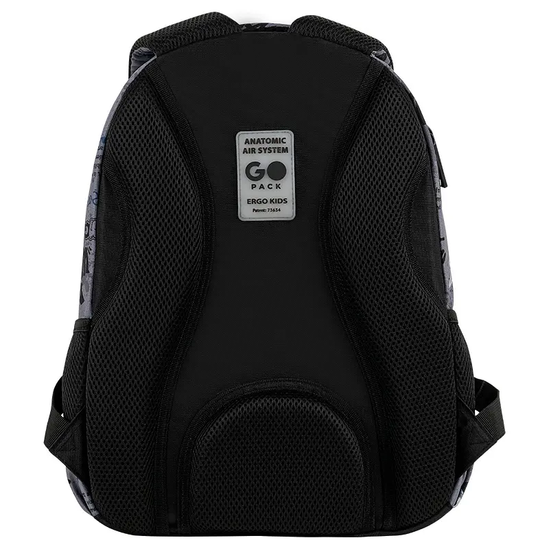 Рюкзак GoPack Education 175M-5 Free Style Сіро-чорний (GO26-175M-5) - фото 7