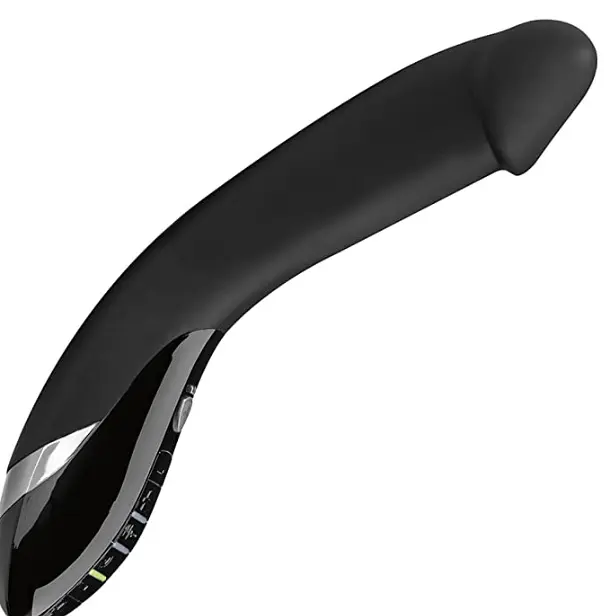 Вібратор із електростимуляцією Mystim Tickling Truman eStim Black Mystim SO3472 90401 - фото 5
