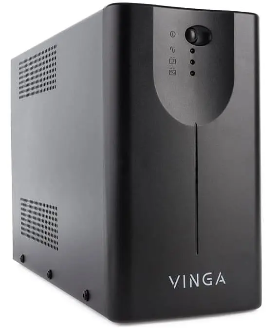 Джерело безперебійного живлення Vinga 1500 ВА / 900 Вт / 8 А*ч (VPE-1500M) - фото 2