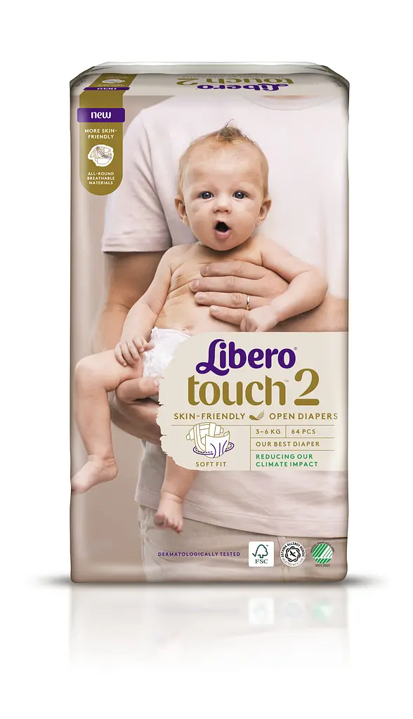 Подгузники Libero Touch 2 (3-6 кг), 64 шт. - фото 2