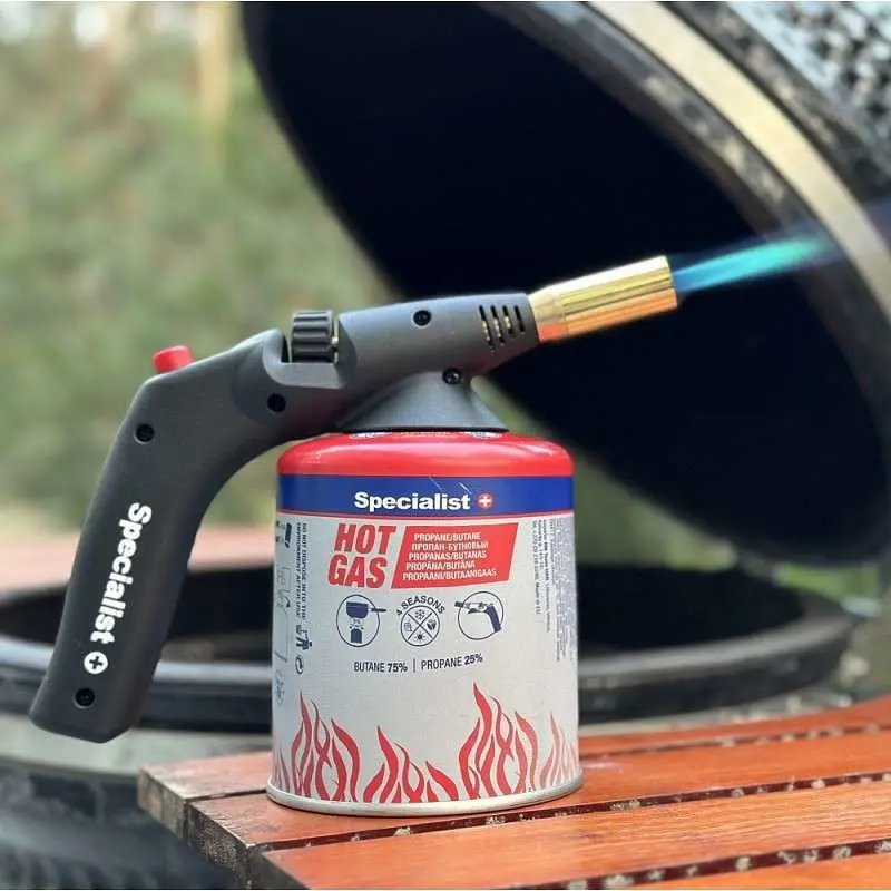 Комплект: пальник газовий Specialist+ з п'єзопідпалом + баллон Пропан/Бутан 25/75%, 450 г (68-003KIT) - фото 3