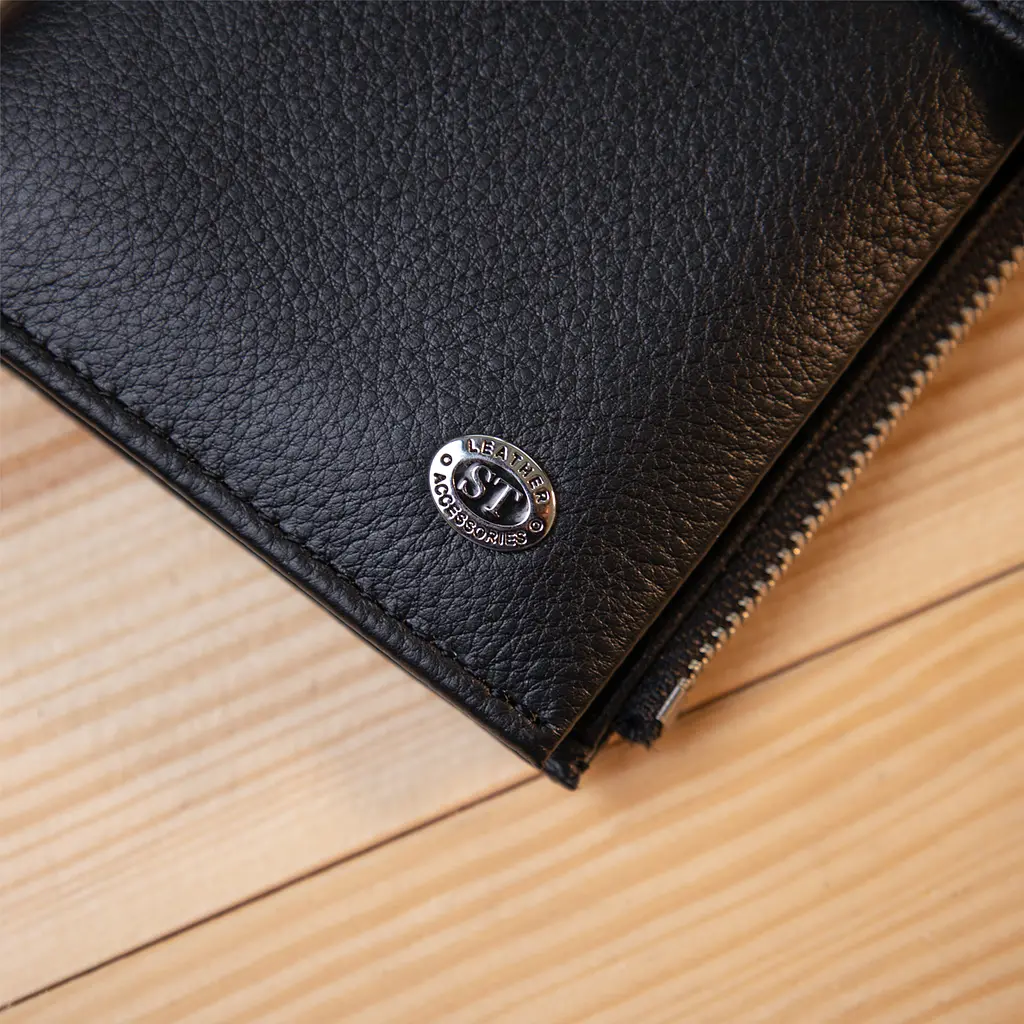 Кожаный женский кошелек ST Leather 9х19х2 см acs0018185 - фото 9
