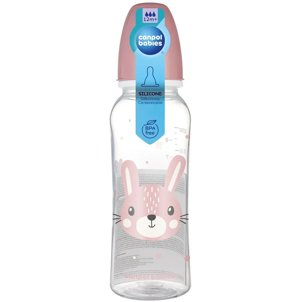 Пляшечка Canpol Babies Cute Animals 250 мл. (11/841_pin) - фото 3