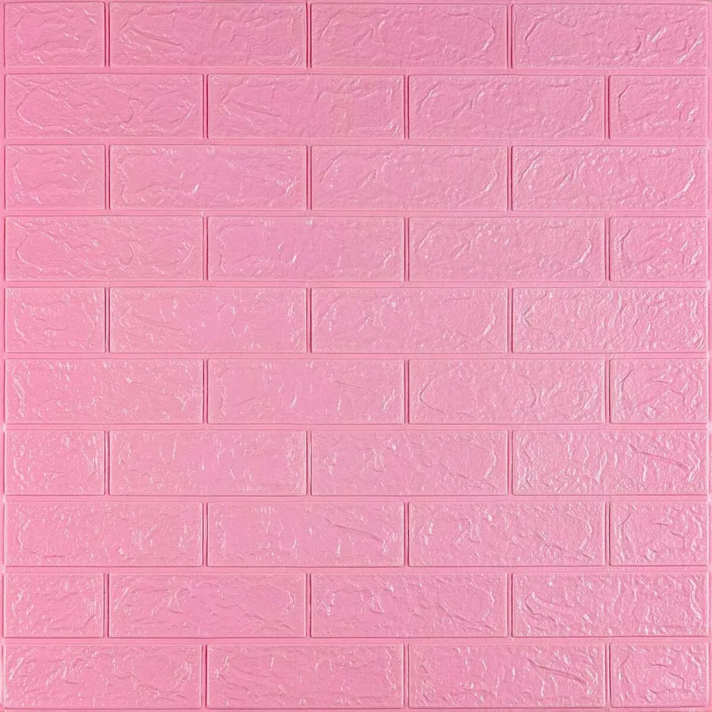 Самоклеющаяся 3D панель Sticker Wall под розовый кирпич 19600х700х3мм SW-00001471 - фото 2