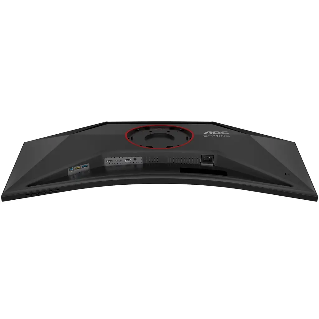 TFT 34" AOC CU34G4Z, WQHD, Fast VA, вигн., 240Гц, 2хHDMI, DP, USB-hub, HAS, чорно-червоний - фото 7