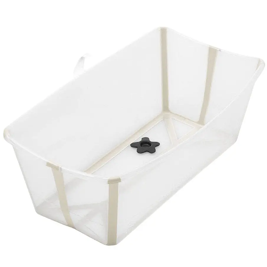 Набір Stokke Flexi Bath: ванночка складна та адаптер, бежевий (531512) - фото 3