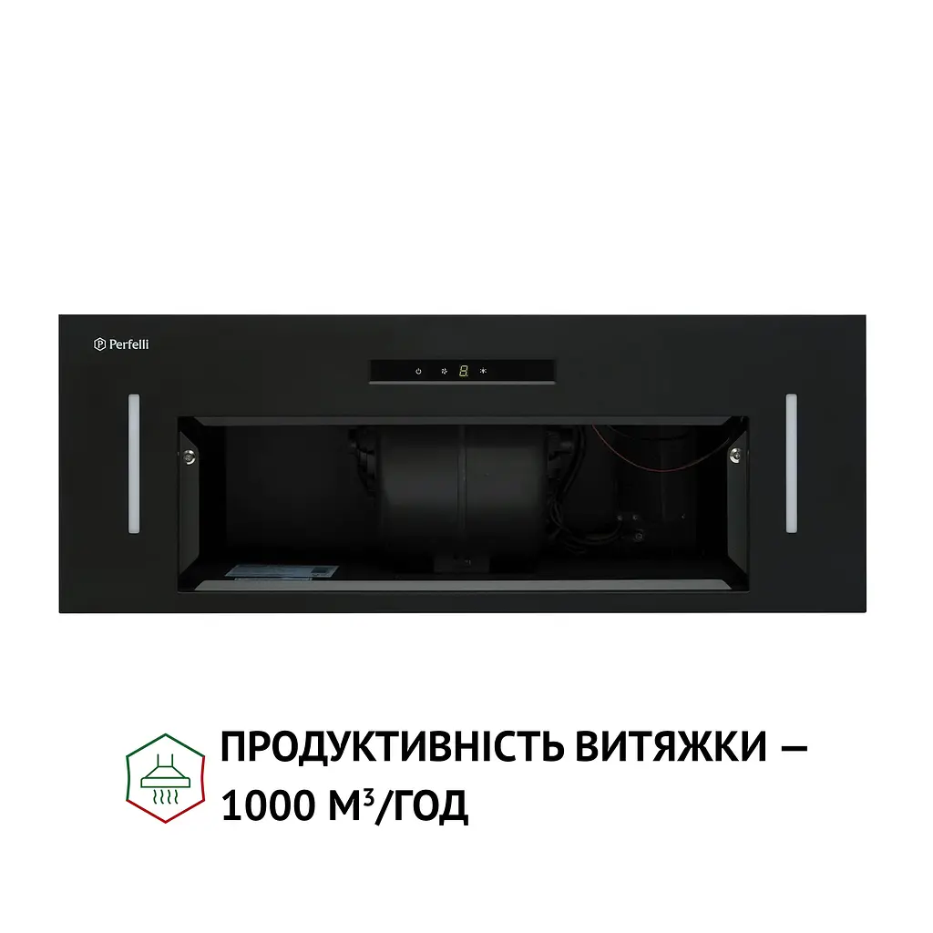 Витяжка повновбудована PERFELLI BIS 7653 BL 1000 LED - фото 7