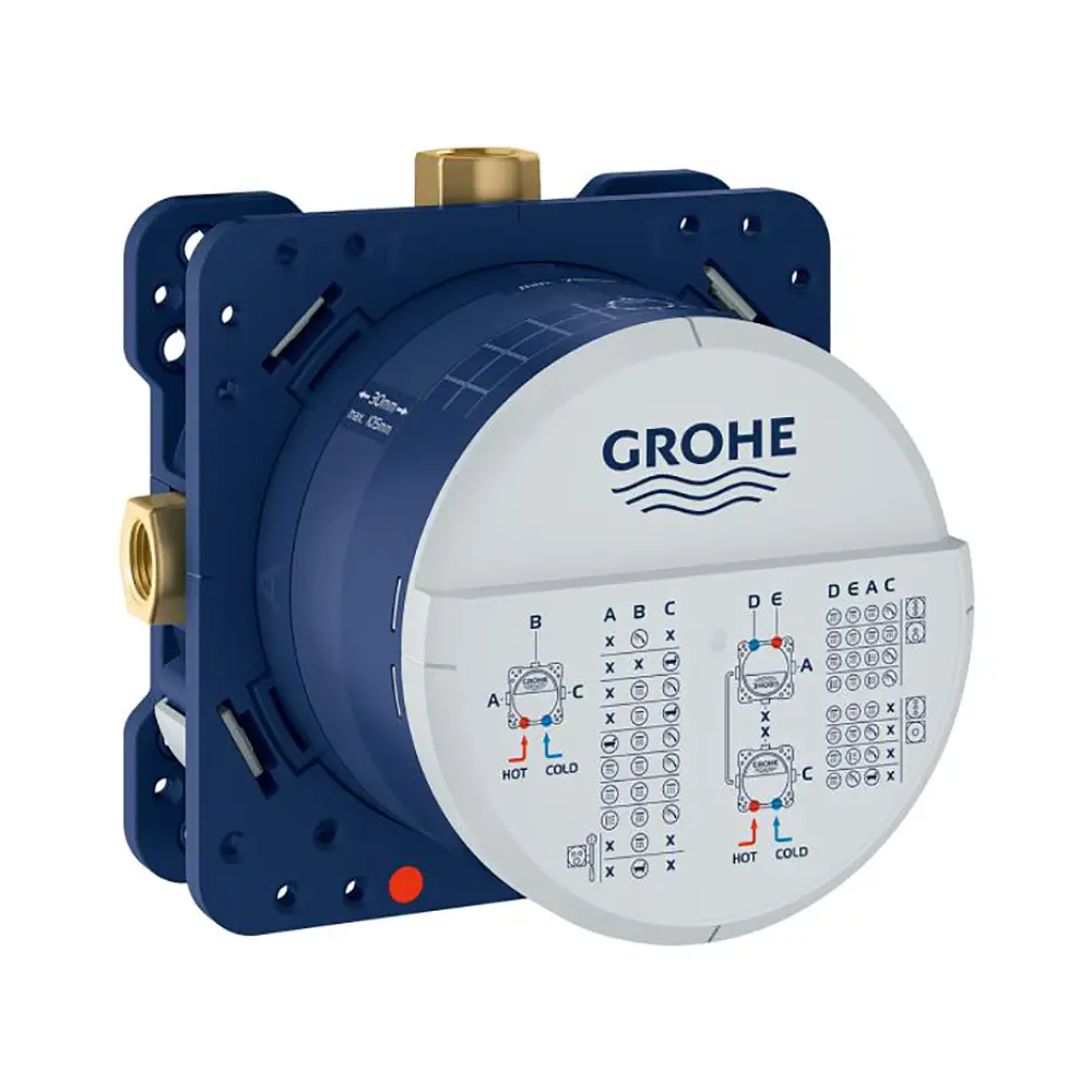 Душова система прихованого монтажу Grohe Grohtherm Cube 34804000, Хром - фото 8
