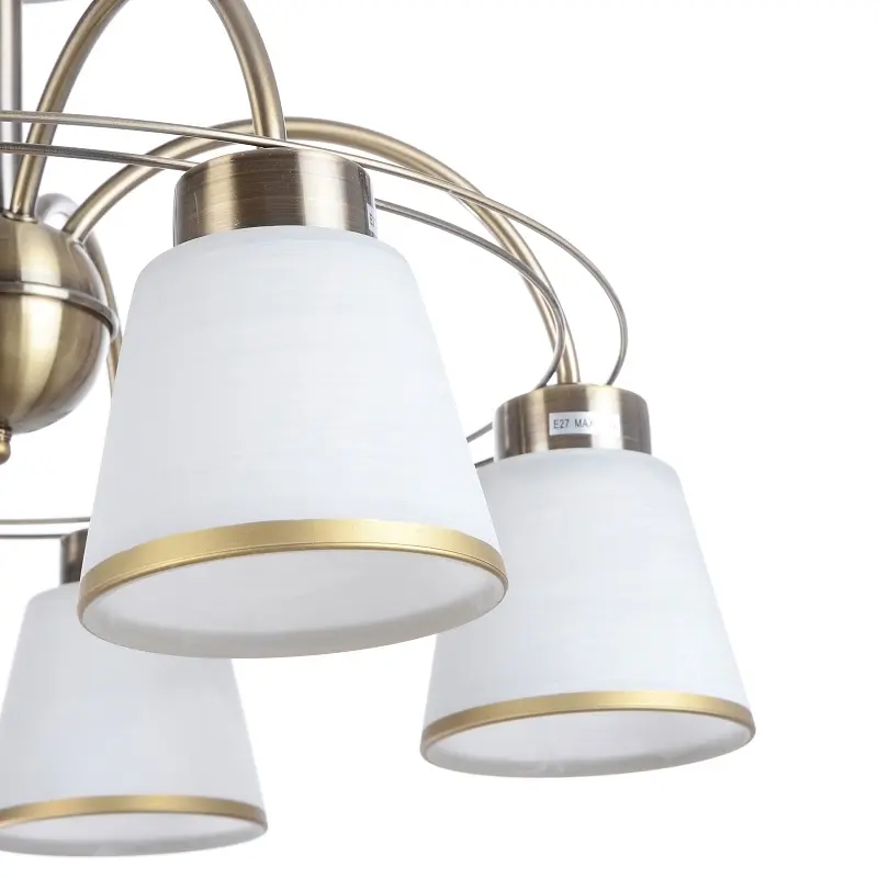 Люстра потолочная Brille E27 60W BZ (LK-524C/5) - фото 5