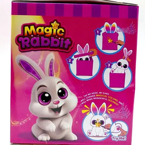 М’яка іграшка Magic Rabbit (білий) - фото 3