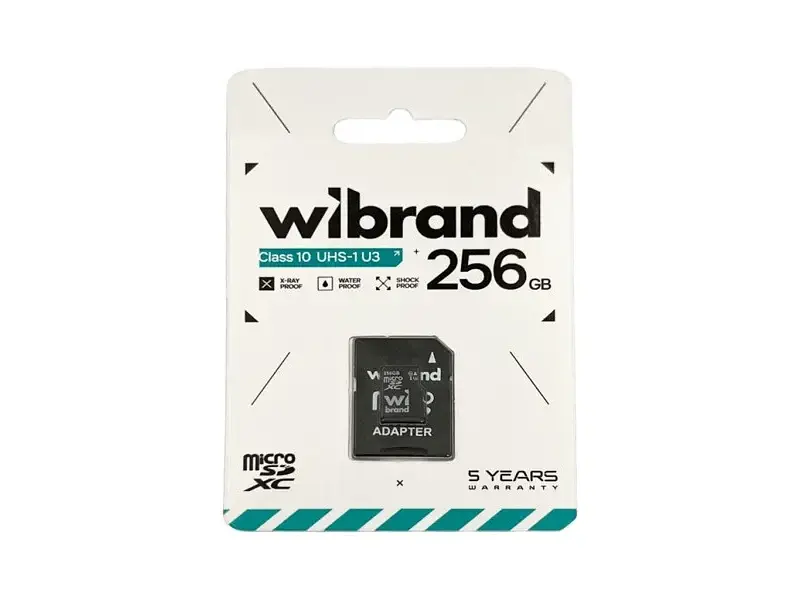 Карта пам'яті Wibrand microSDXC 256 GB (WICDHU3/256GB-A) - фото 2