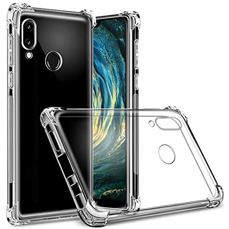 TPU чохол GETMAN Ease logo посилені кути для Huawei Honor 8X Безбарвний (прозорий) - фото 2