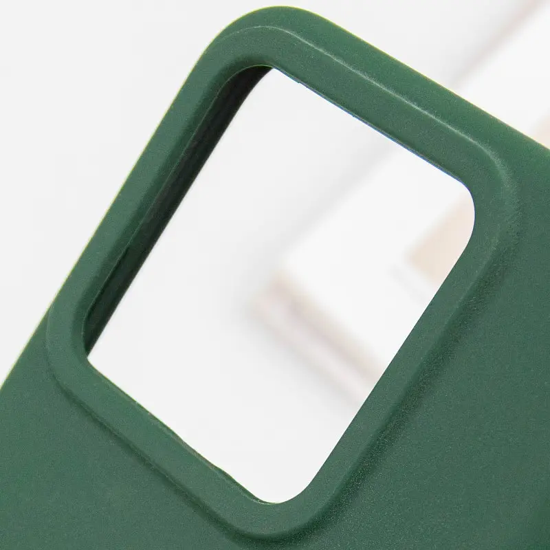 Чехол Silicone Cover Lakshmi (AAA) для Xiaomi 13T / 13T Pro Зеленый / Cyprus Green - фото 6