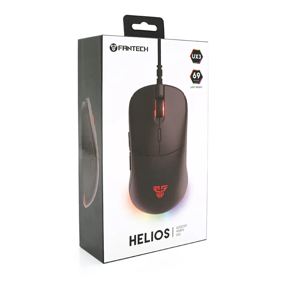 Ігрова миша дротова HELIOSUX3, 6 кнопок, 200-4800 DPI, Led Lighting RGB, 1,8 м, Win7 / 8/10 Mac OS, Black, COLOR BOX (138*56*192) 0.23 кг - фото 3
